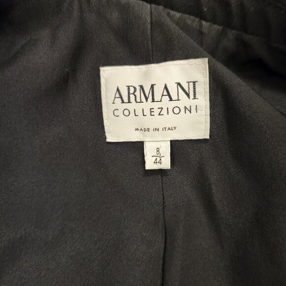 Armani Collezioni women's black blazer in size 8 - Picture 4 of 9